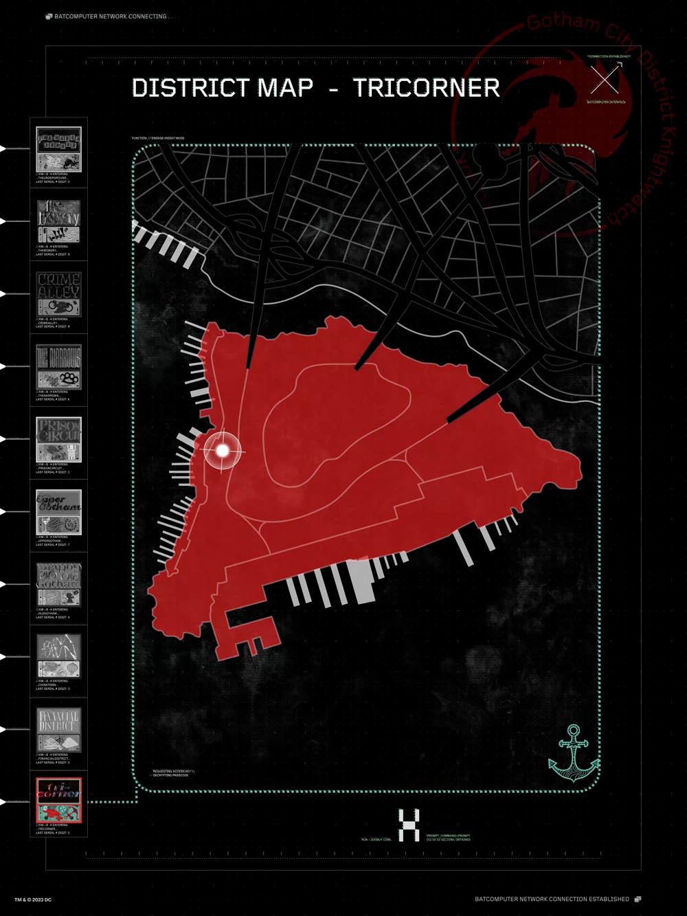 Tricorner Map